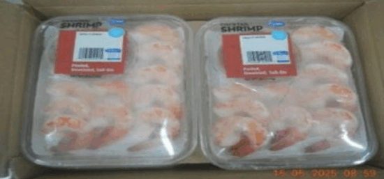 recalled radioactive shrimp Walmart