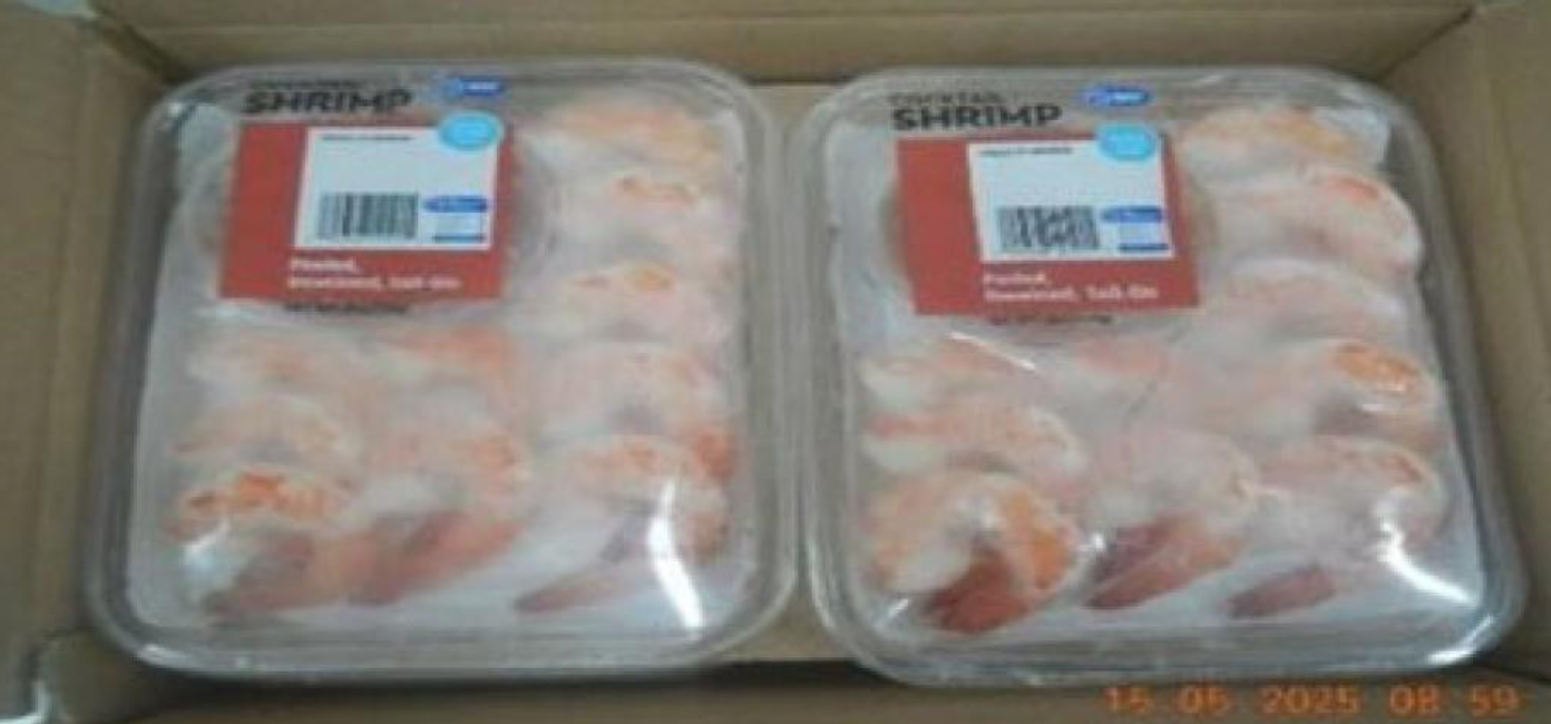 recalled radioactive shrimp Walmart