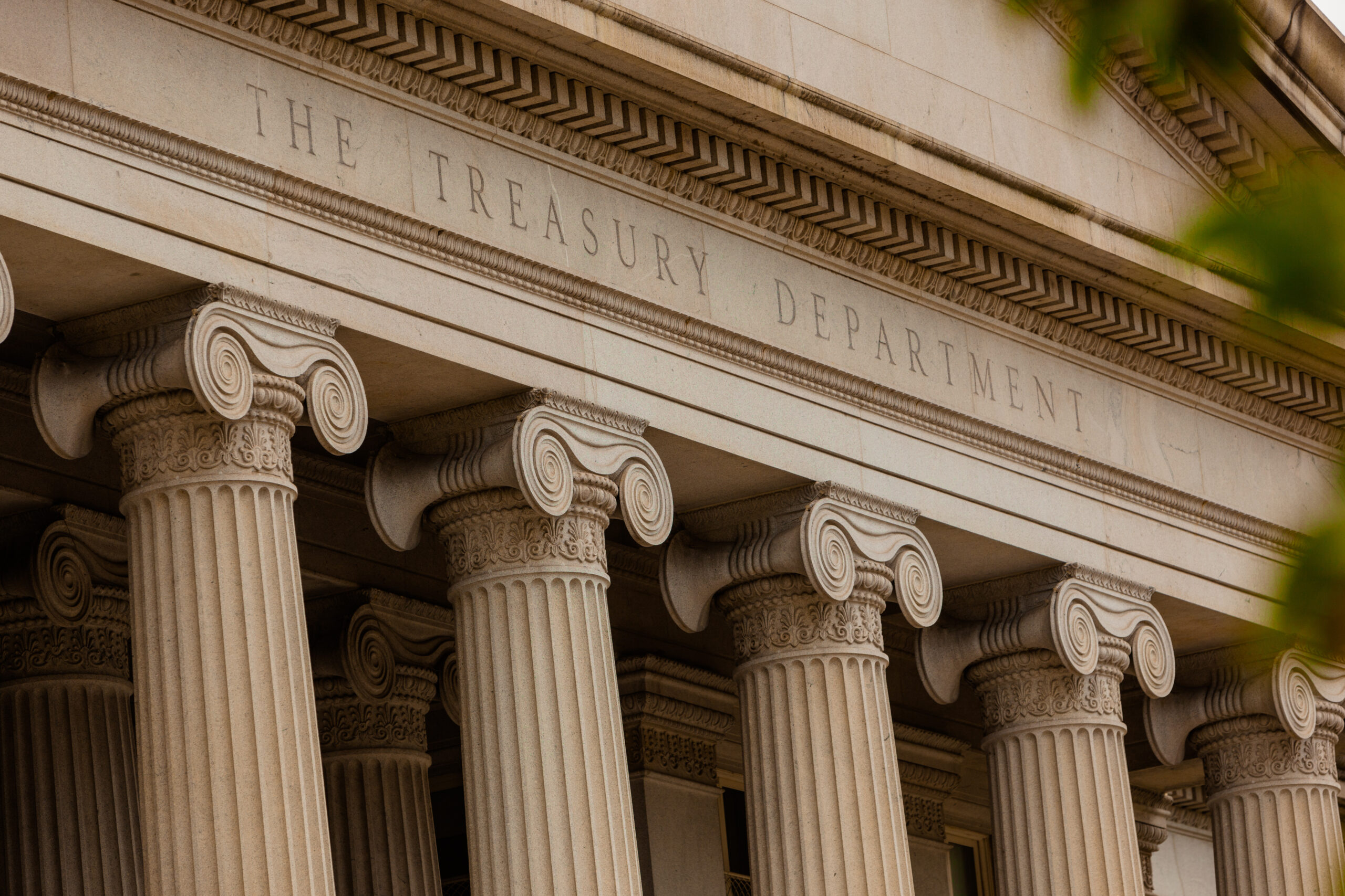 Close-up,Of,The,Lettering,"the,Treasury,Department",At,The,Treasury