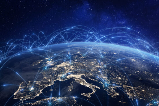 Communication technology with global internet network connected
