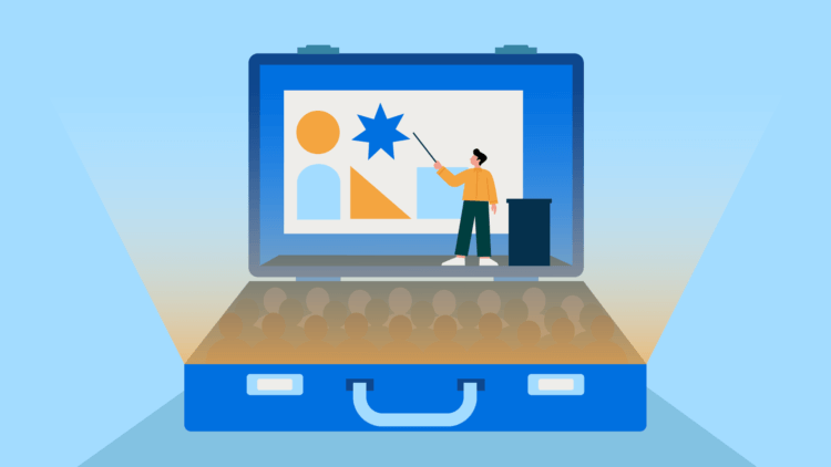 Lawyer explaining why you should attend a legal tech conference Legal tech audit for law firms