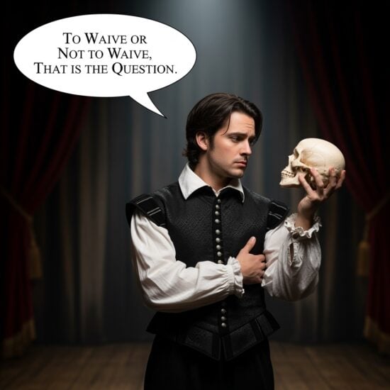 Create,Photorealistic,Image,Of,Hamlet,With,Speech,Bubble.,"to,Waive