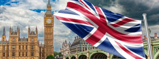 UK union jack flag