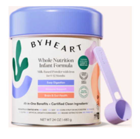 recalled ByHeart infant formula