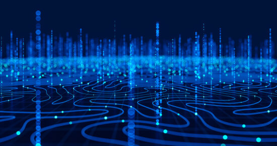 Artificial Neural Network Abstract Technology Background