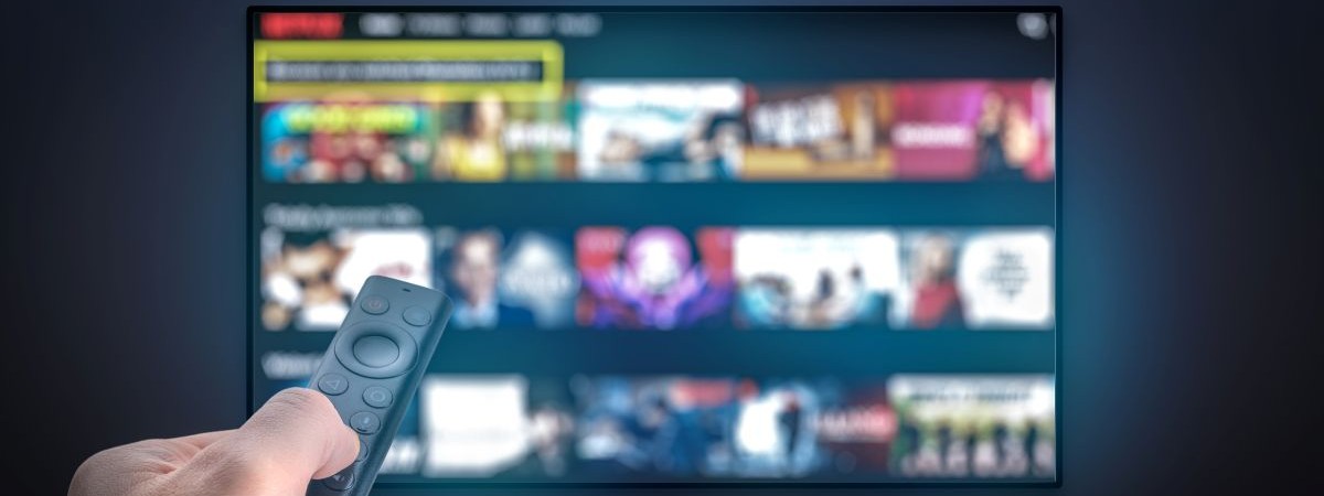 streaming service tv screen shutterstock_2320586641