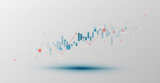 Abstract infographic visualization.