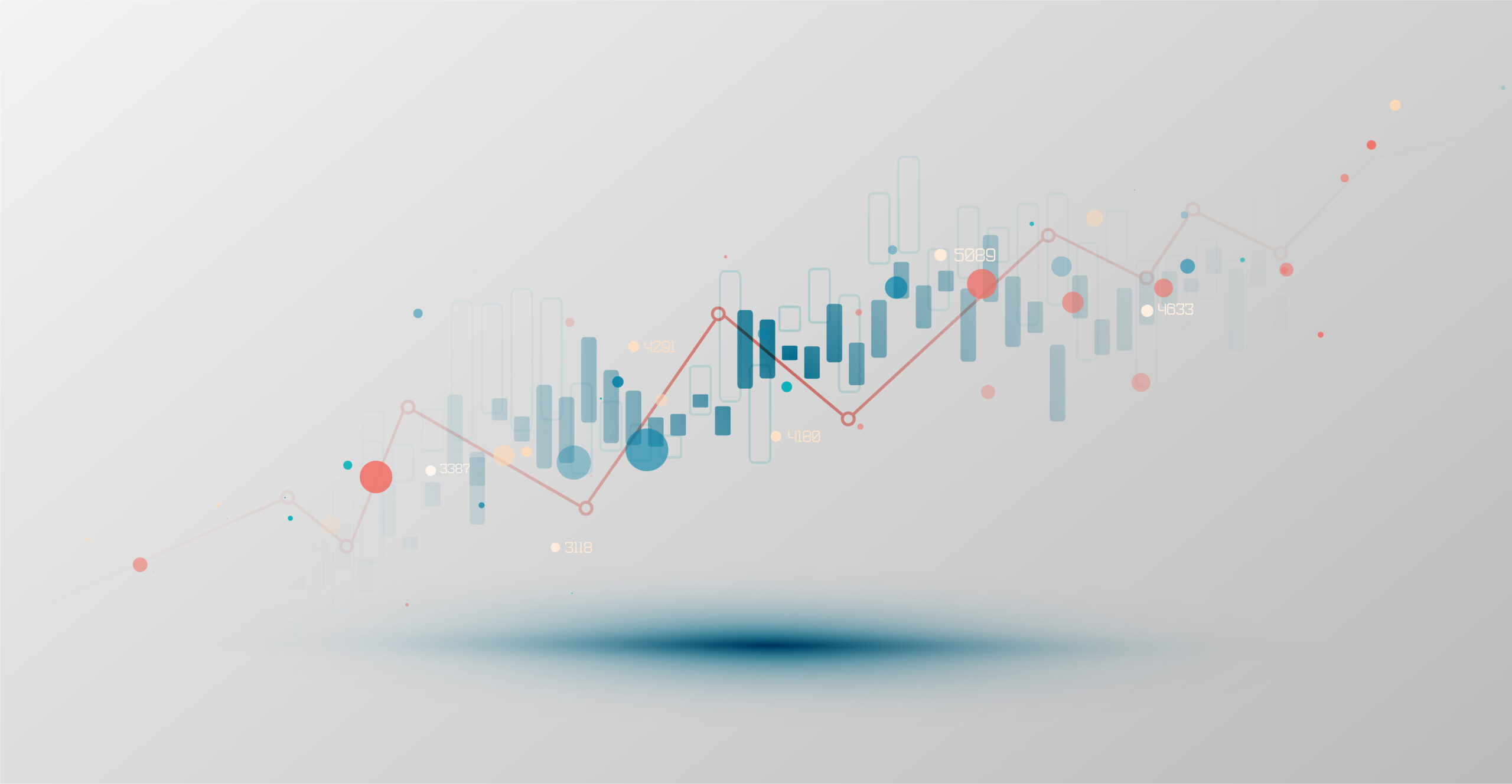 Abstract infographic visualization.