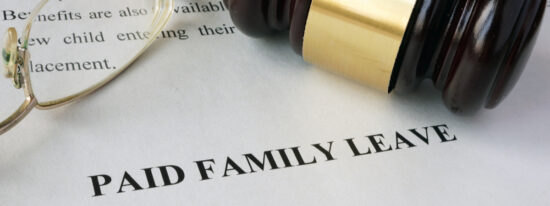 paid family leave law gavel