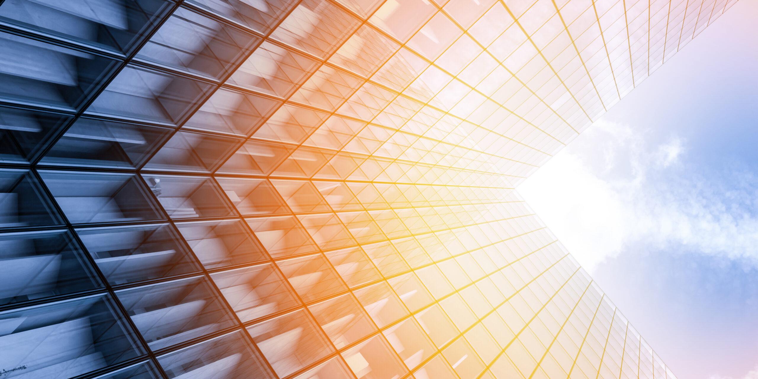 Abstract view of a skyscraper