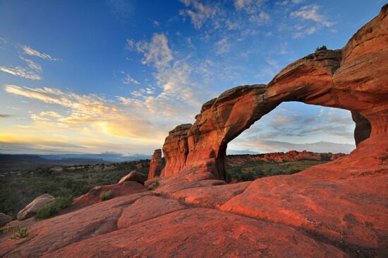Broken Arch at Arches National Park