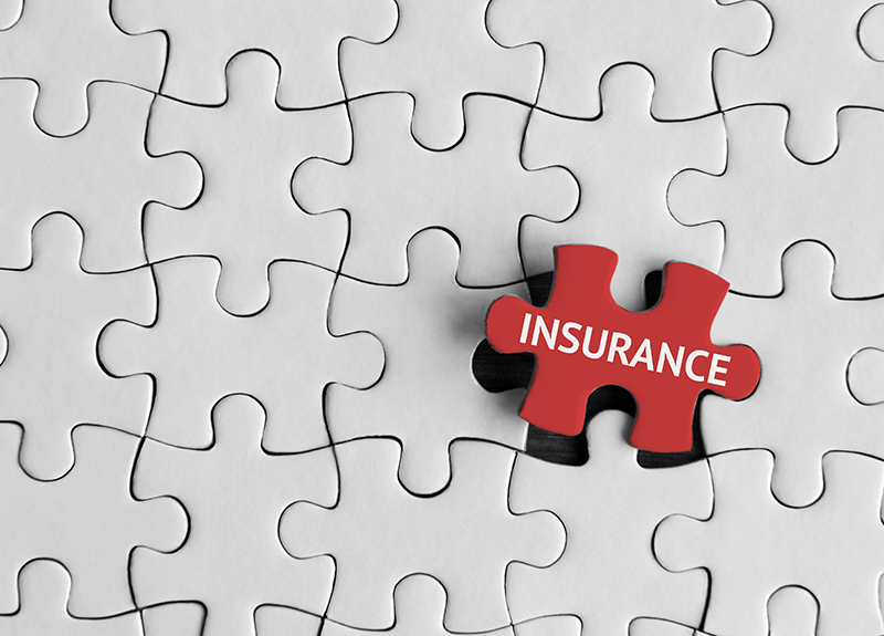 Insurance, Puzzle concept.