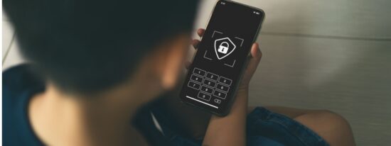 child smartphone children online protection privacy Shutterstock_2666826849
