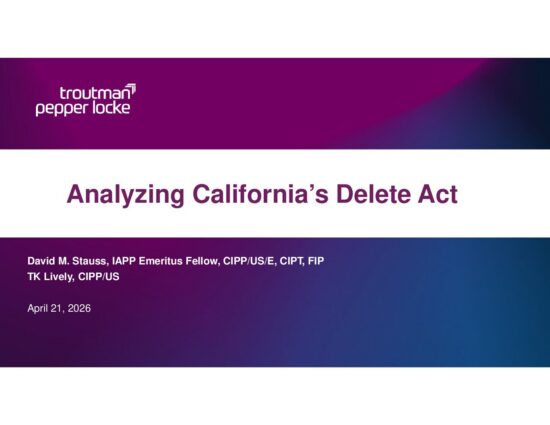 Analyzing Californias Delete Act