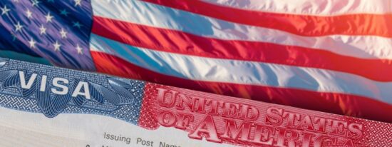 Immigration VISA United States of America. Green Card US Permanent resident-Shutterstock_2456694351
