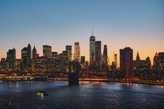 Manhattan in the distance