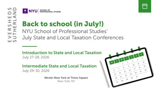 NYU - State and Local Taxation Conferences - July 2026 v2