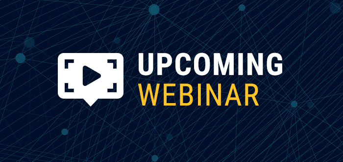 Upcoming Webinar