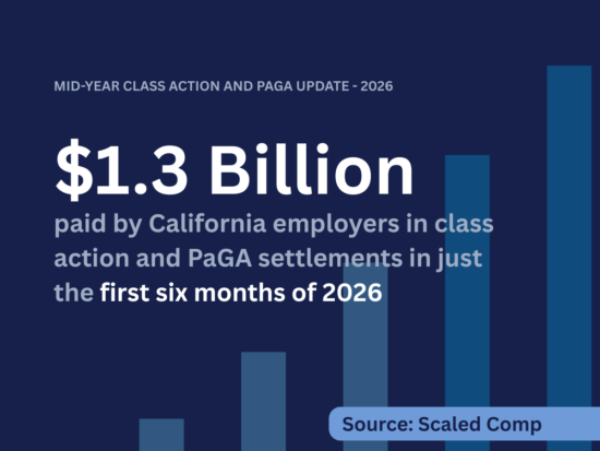 2026 - Amount of Wage & Hour Settlements - Mid-Year