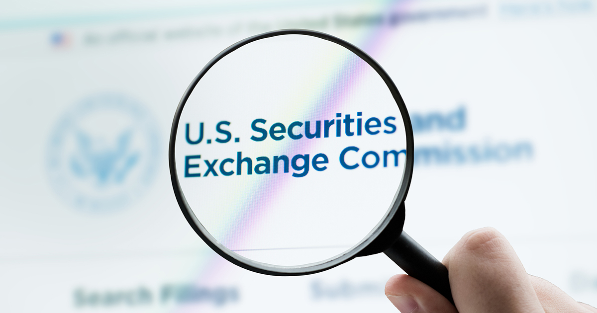 focusing on the US Securities and Exchange Commission