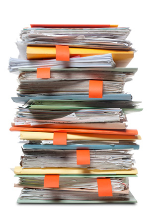 Stack of papers