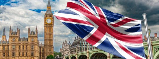 UK union jack flag