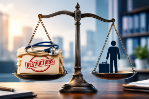 Medical work restrictions weighed against an employee&rsquo;s ability to work under California disability law