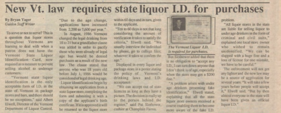 Liquor Card