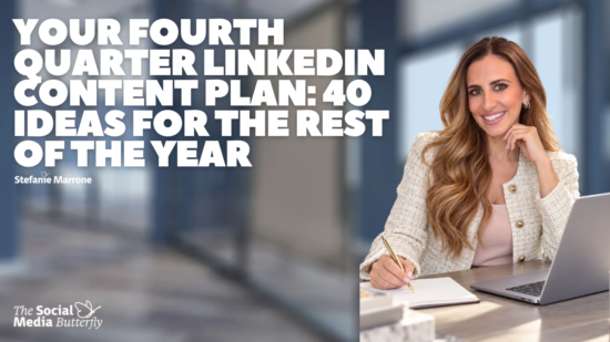 Your Fourth Quarter LinkedIn Content Plan 40 Ideas for the Rest of the Year