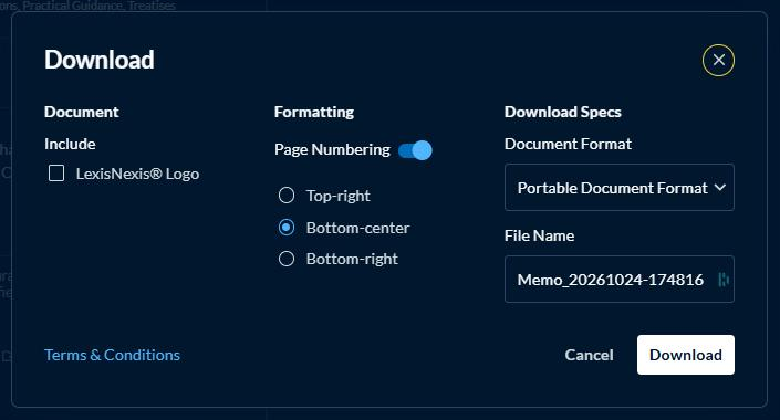 The canvas download dialog. Again, nothing about AI labels.